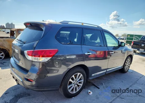 2014 Nissan Pathfinder S z USA, uszkodzony, nr VIN 5N1AR2MN1EC640540